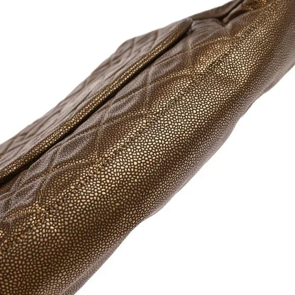 Chanel Brown Calfskin Timeless Accordion Flap Shoulder Bag 117434 - Picture 5 of 10